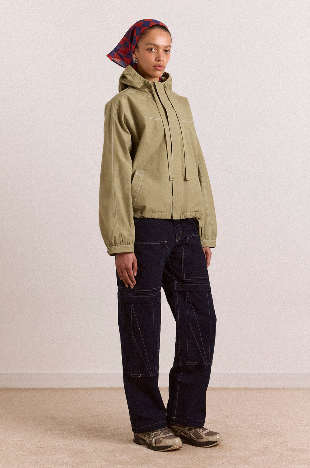 Blake Hooded Top Sage