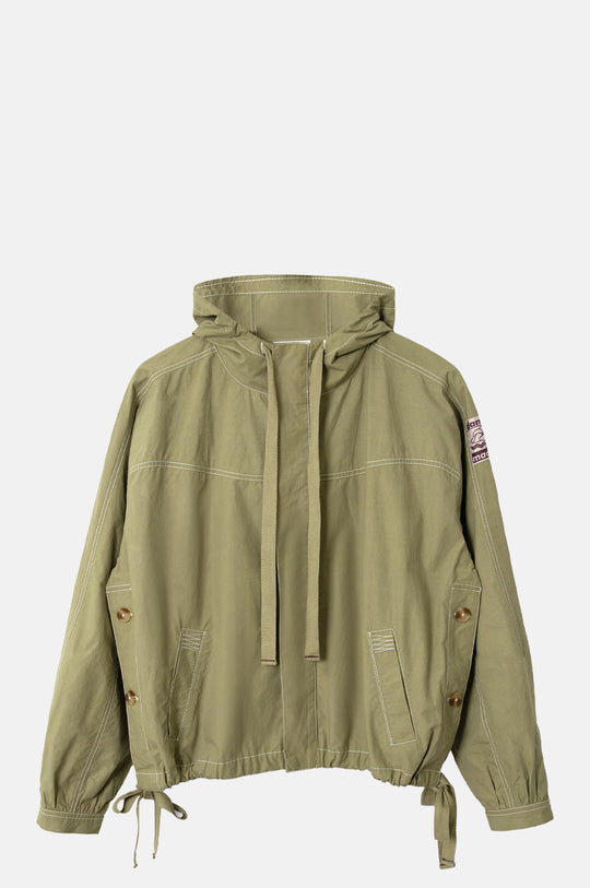Blake Hooded Top Sage