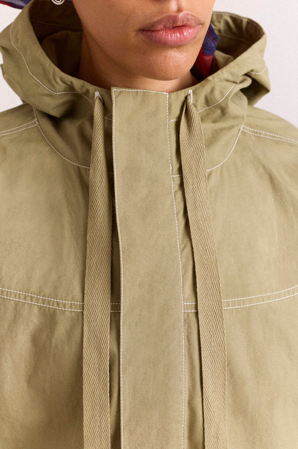 Blake Hooded Top Sage