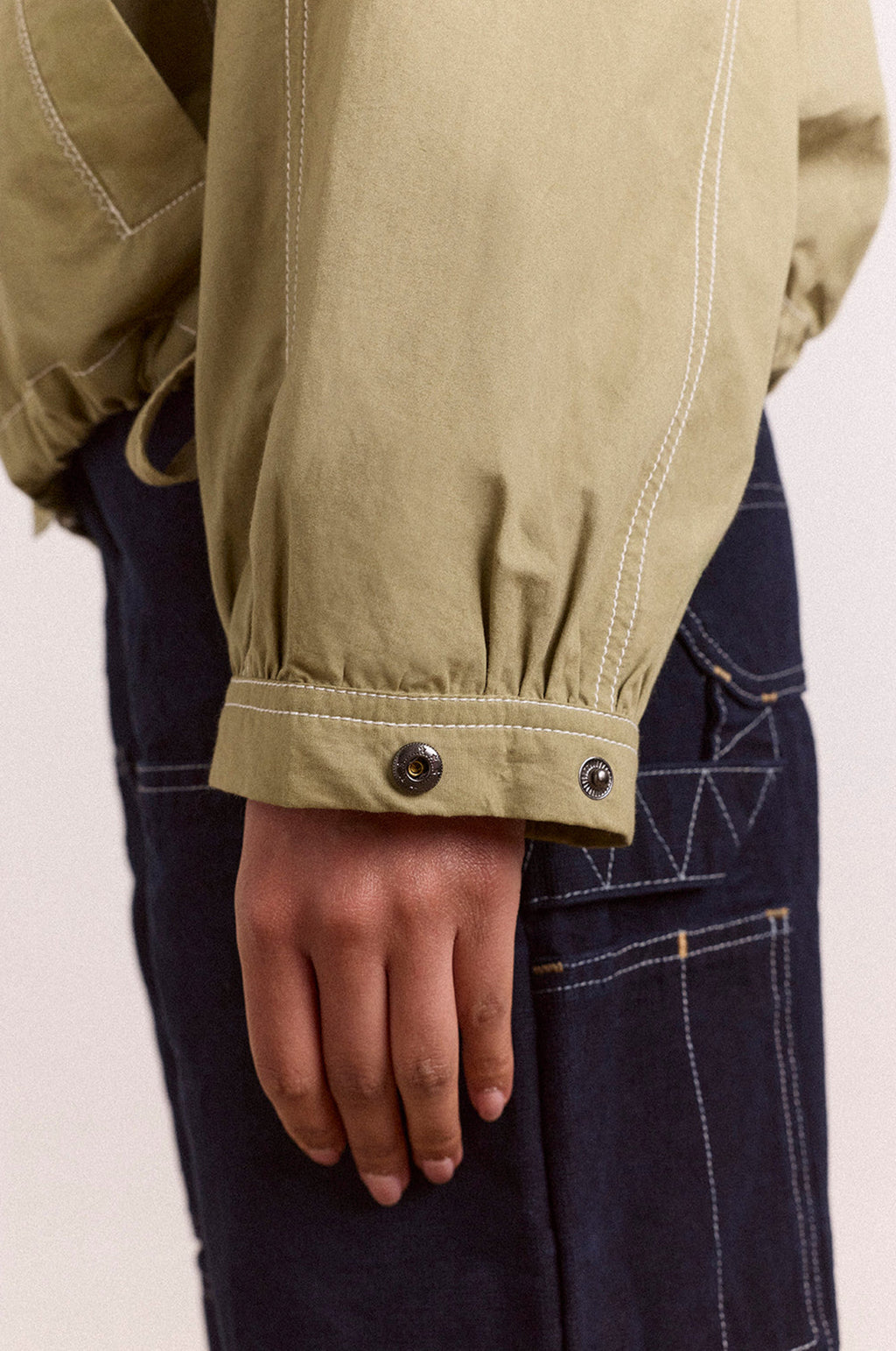 Blake Hooded Top Sage