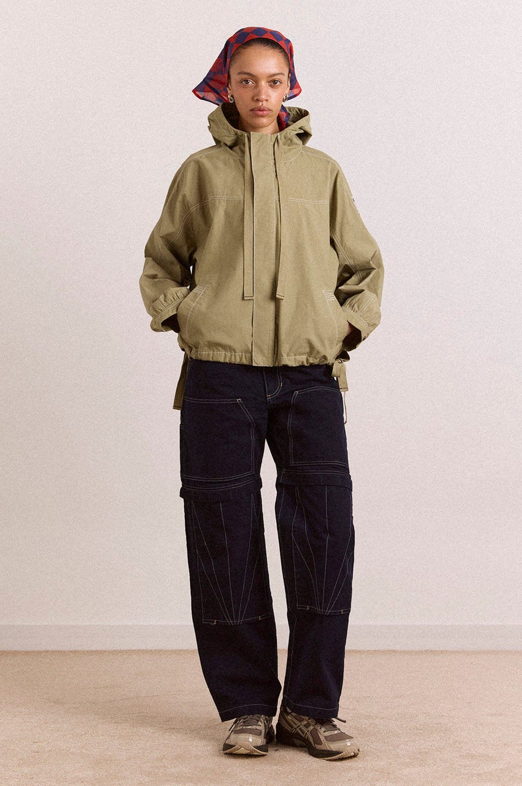 Blake Hooded Top Sage