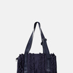 Damson Madder Brooke Frill Barrel Bag Navy.