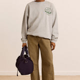 Brooke Frill Barrel Bag Navy