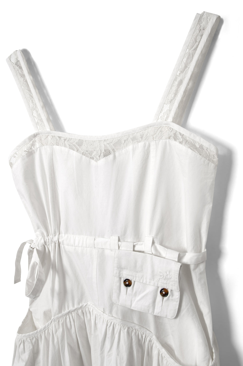 Campbell Midi Dress White