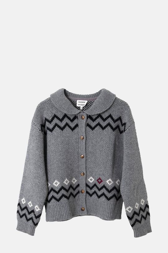 Cecily Collar Cardigan Bunny Intarsia