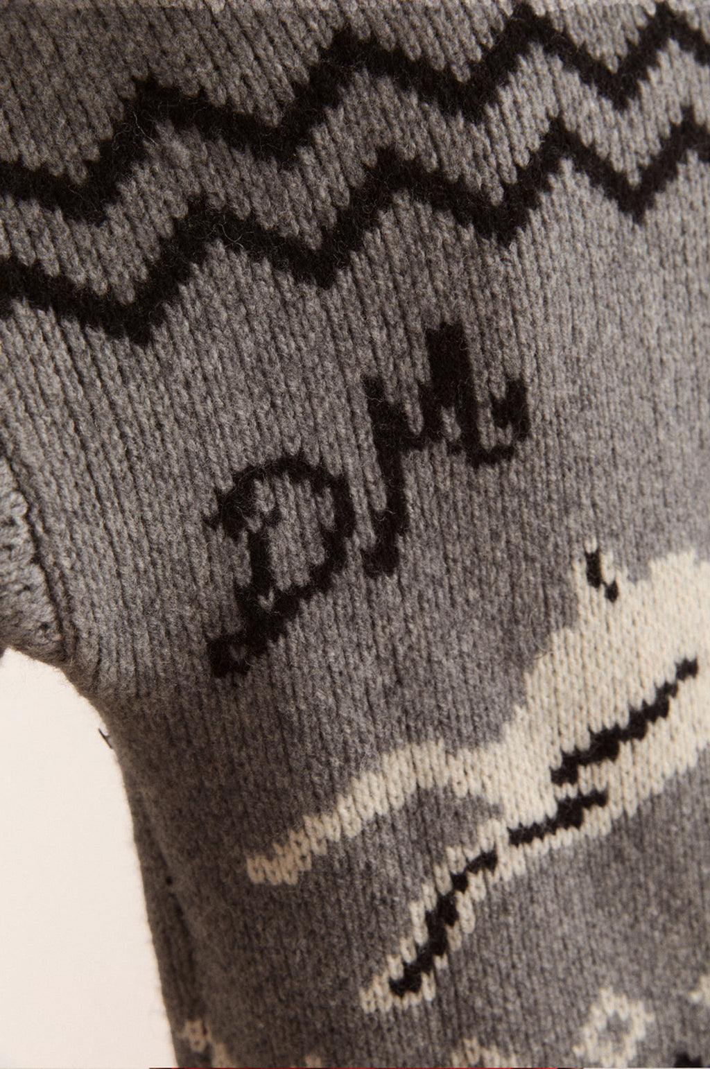 Cecily Collar Cardigan Bunny Intarsia