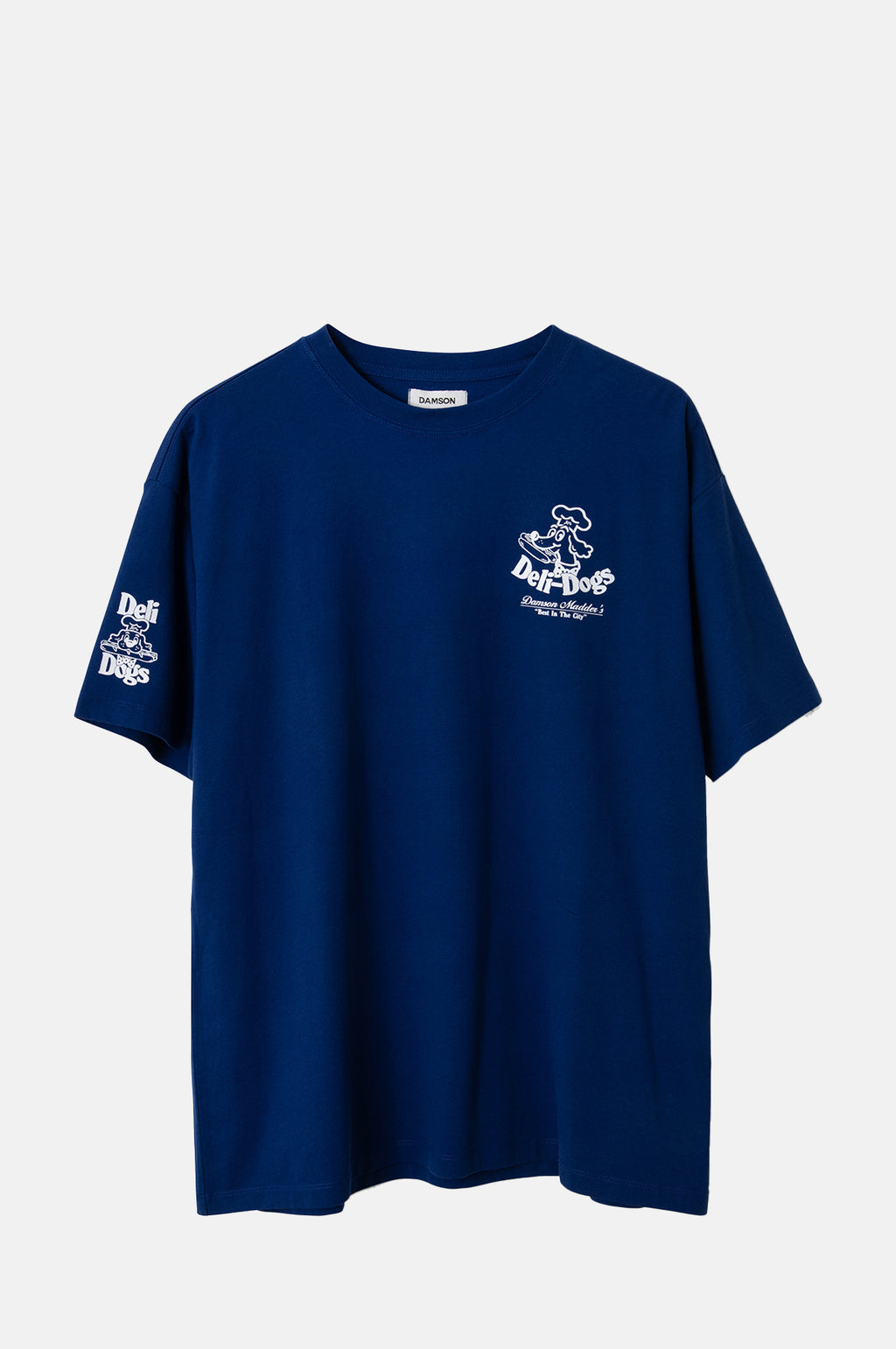 Damson Madder Deli Dog SS Tee Blue.