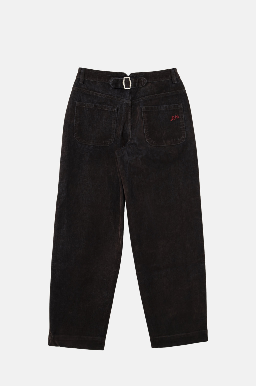 Drew Flocked Denim Jeans Bitter Choc