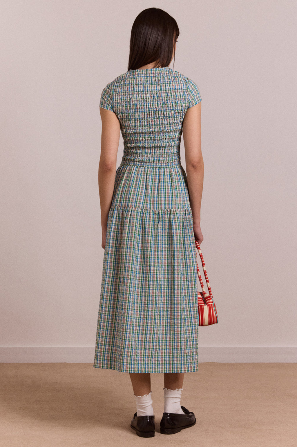 Ebba Midi Dress Picnic Check