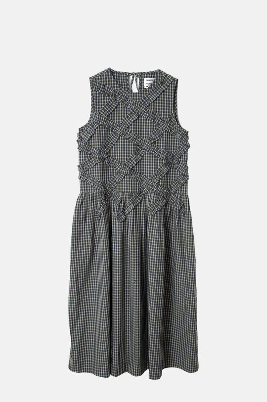 Elora Midi Sleeveless Midi Dress Lyra Check