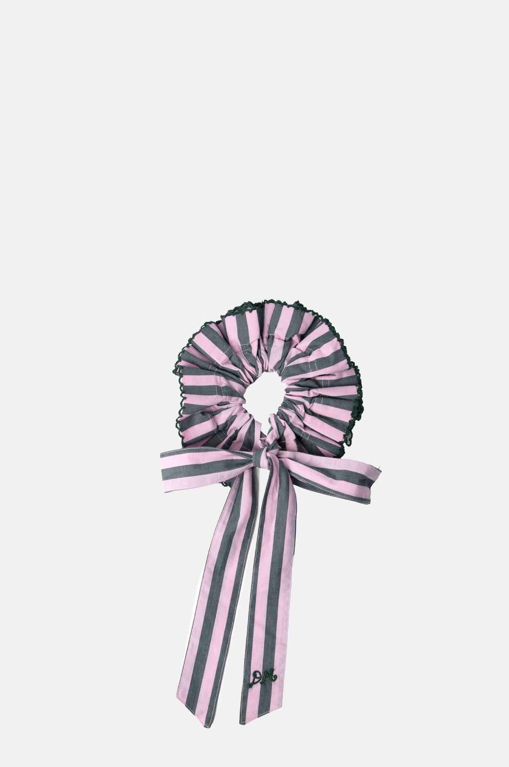 Damson Madder Garter Bun Wrap Garden Tulle Stripe.