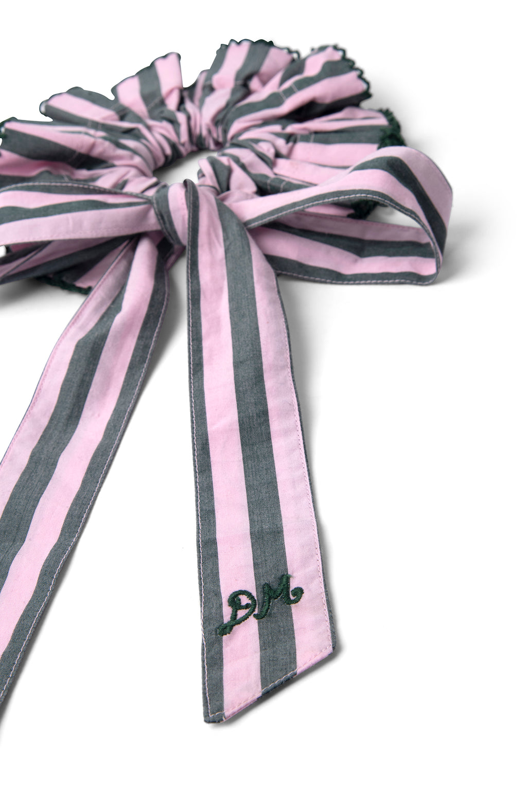 Garter Bun Wrap Garden Tulle Stripe