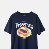 Damson Madder House Preserves SS Graphic Tee Blue.