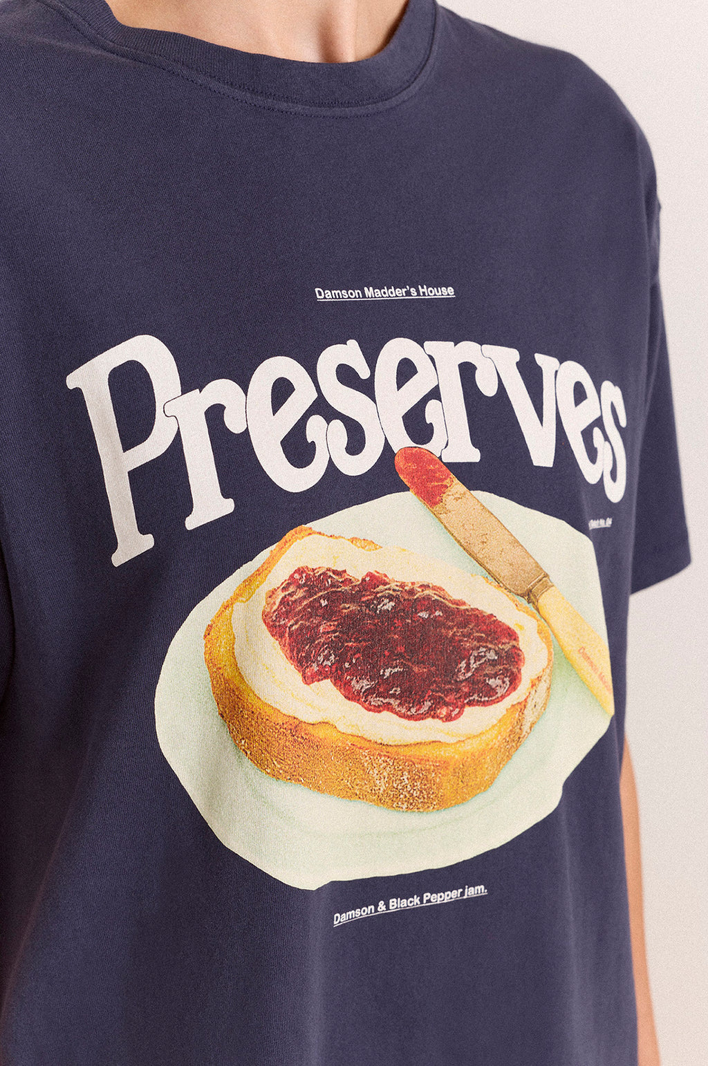 House Preserves SS Graphic Tee Blue