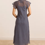Hudson Midi Dress Sheer Willow Gingham