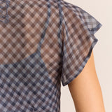 Hudson Midi Dress Sheer Willow Gingham