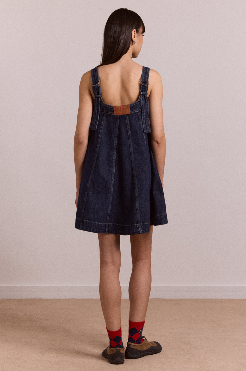 Immy Mini Dress Dark Wash