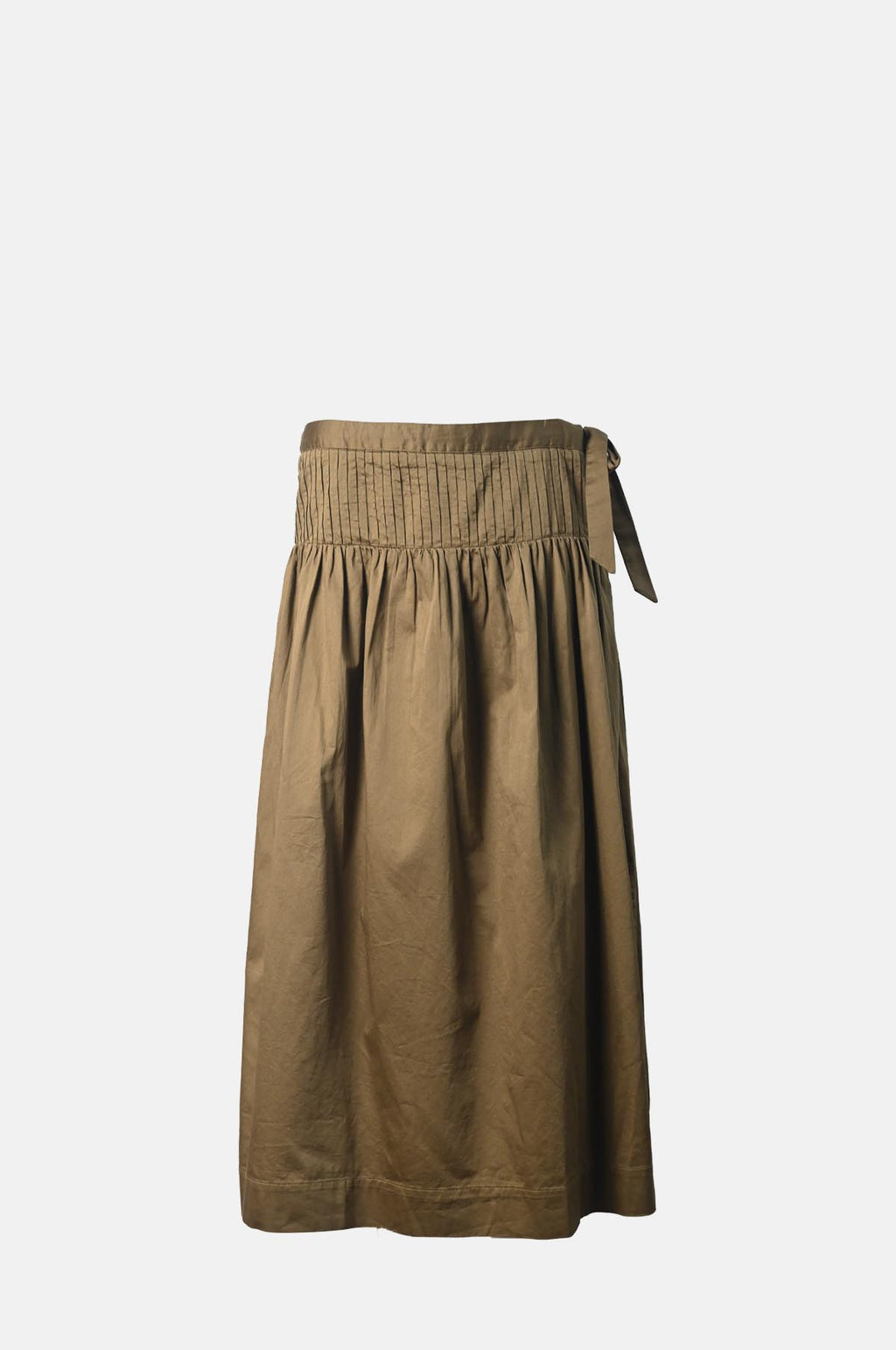 Damson Madder Josie Midi Skirt Olive.