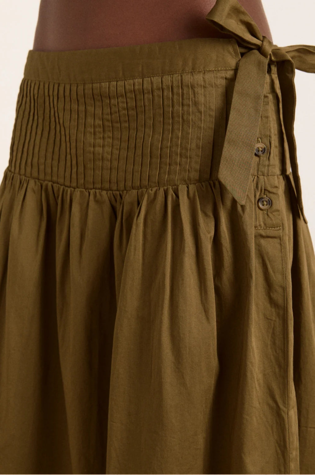 Josie Midi Skirt Olive