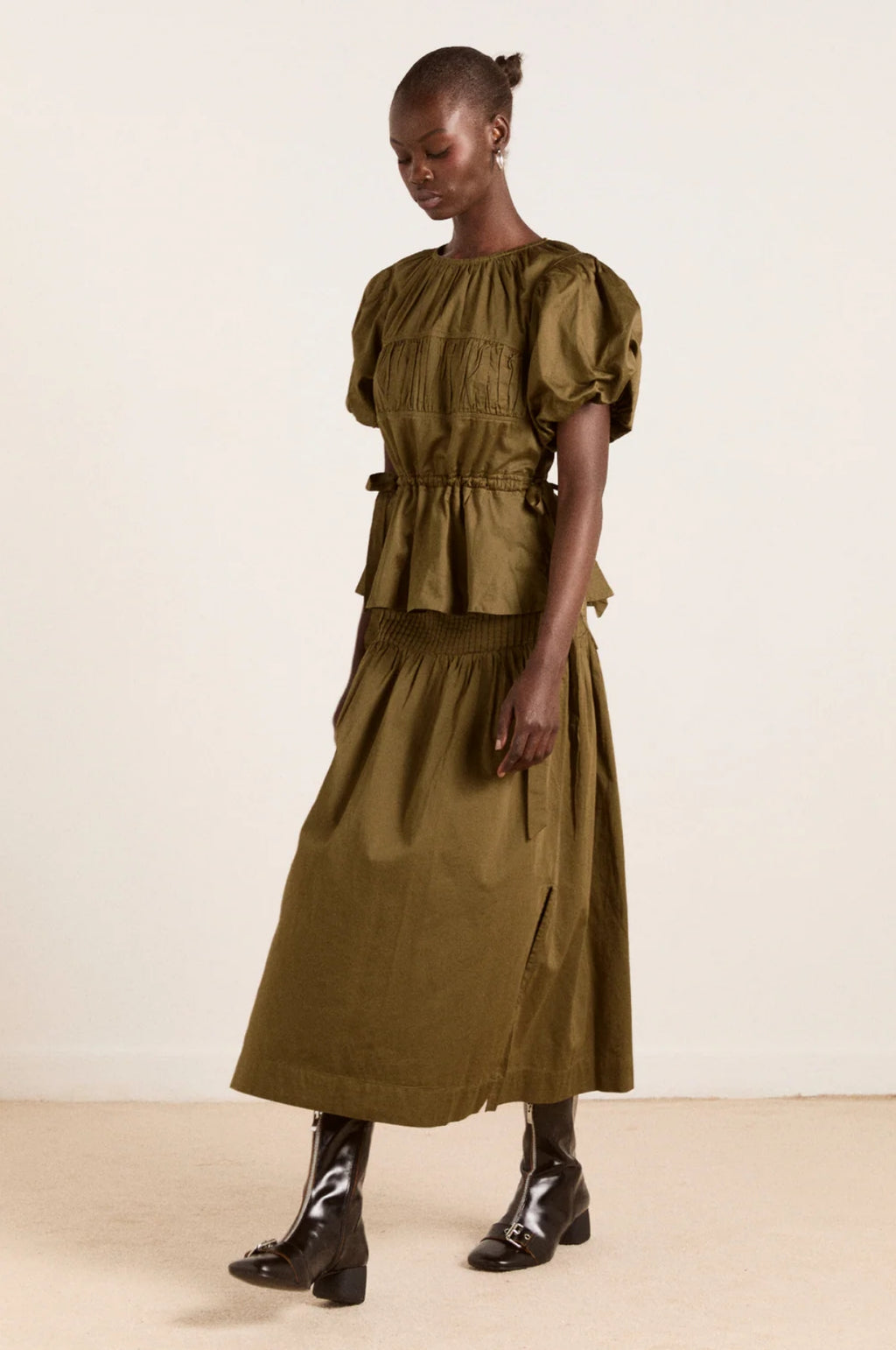 Josie Midi Skirt Olive