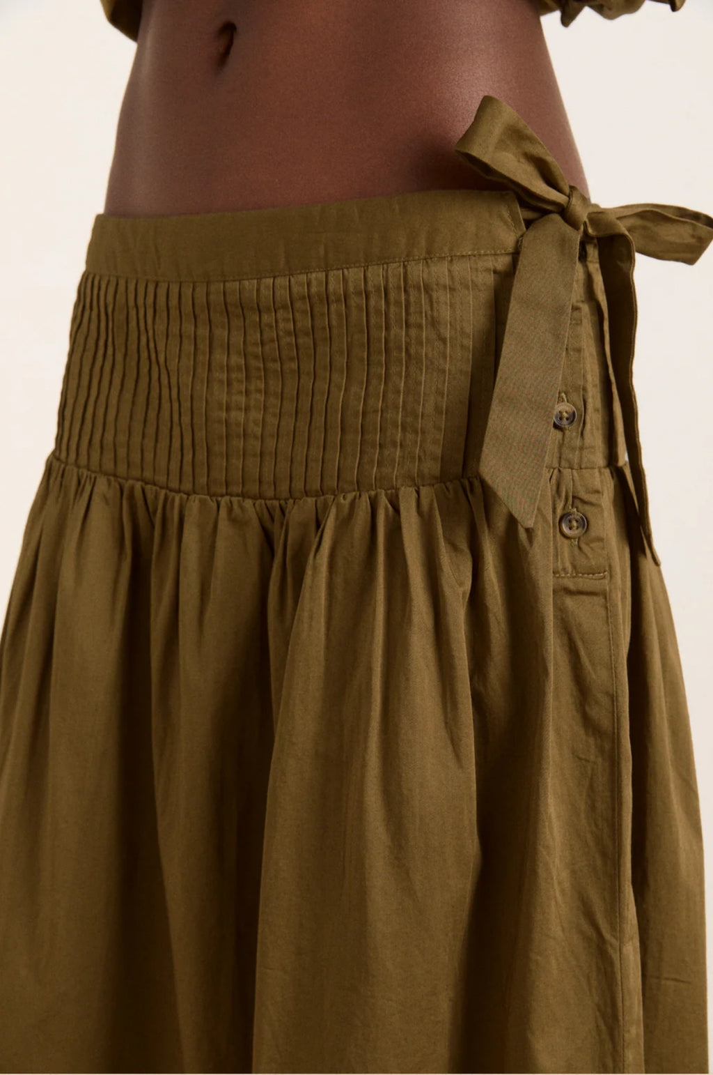 Josie Midi Skirt Olive