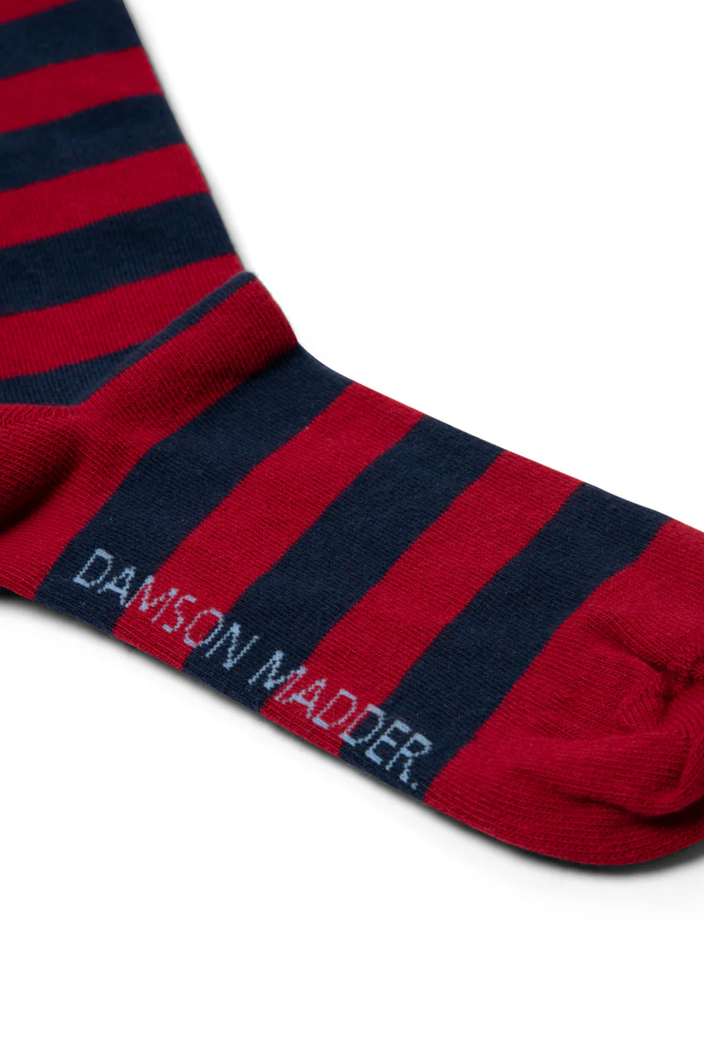Knee High Stripe Socks Red & Navy