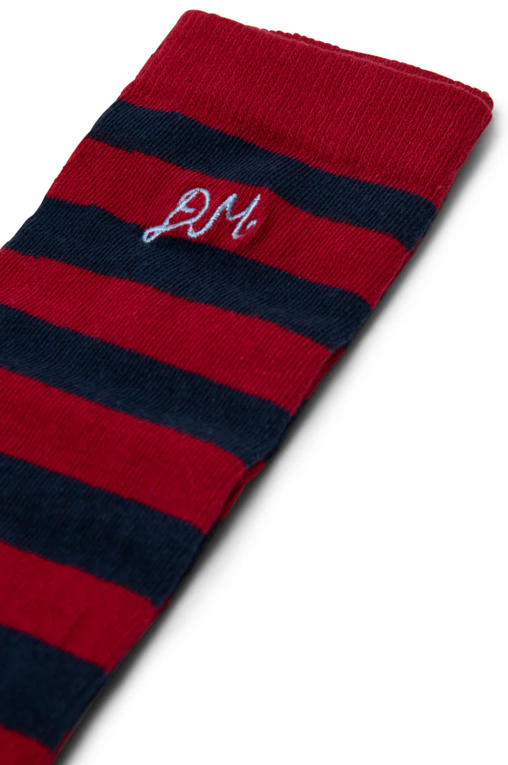 Knee High Stripe Socks Red & Navy