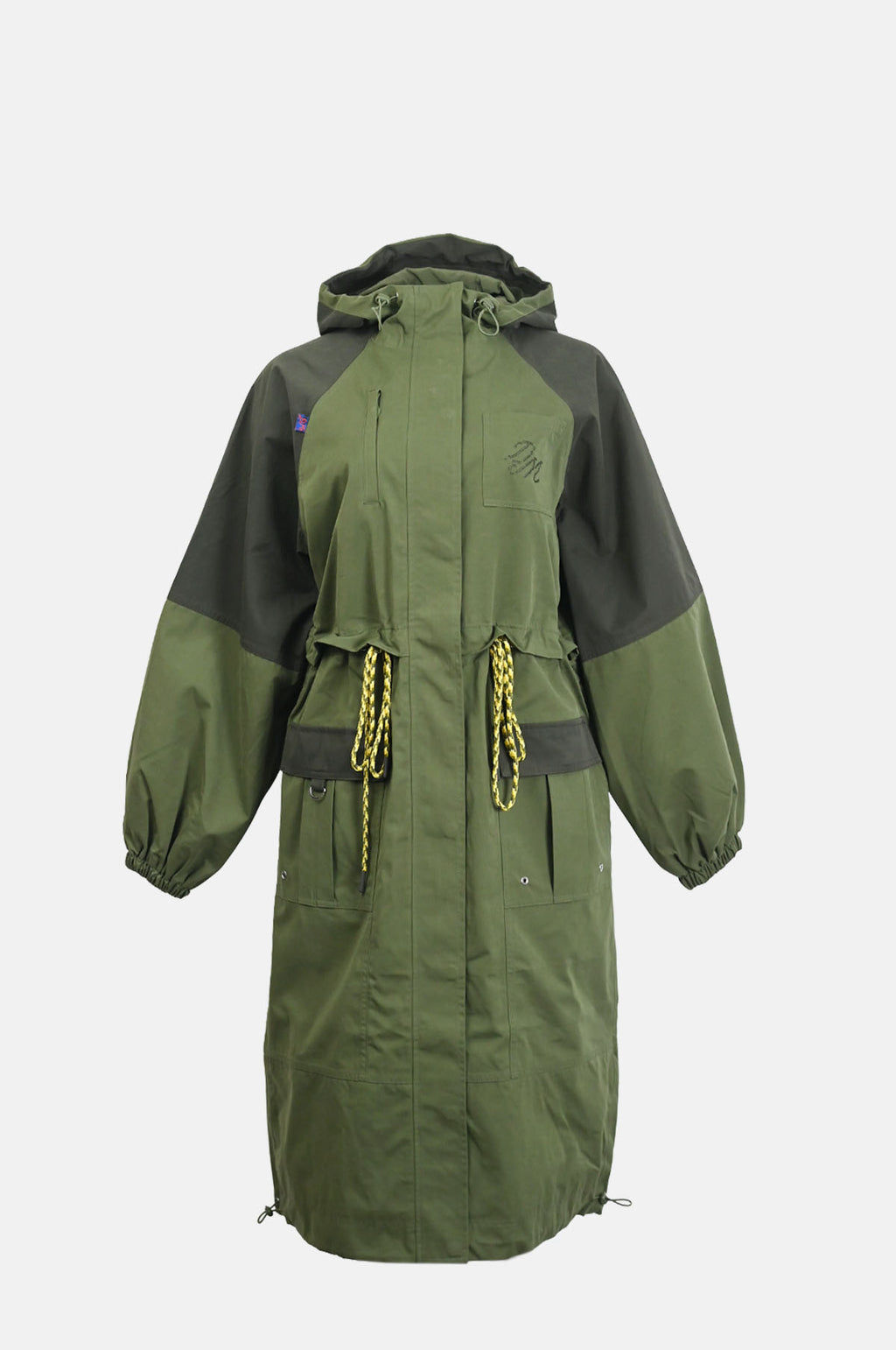 Damson Madder Logan Raincoat Forest.