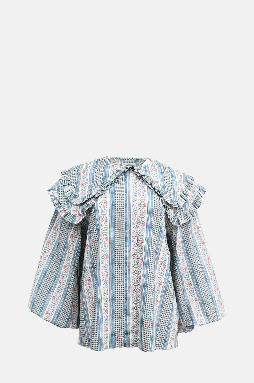 Damson Madder Lois Blouse Wallpaper Floral.
