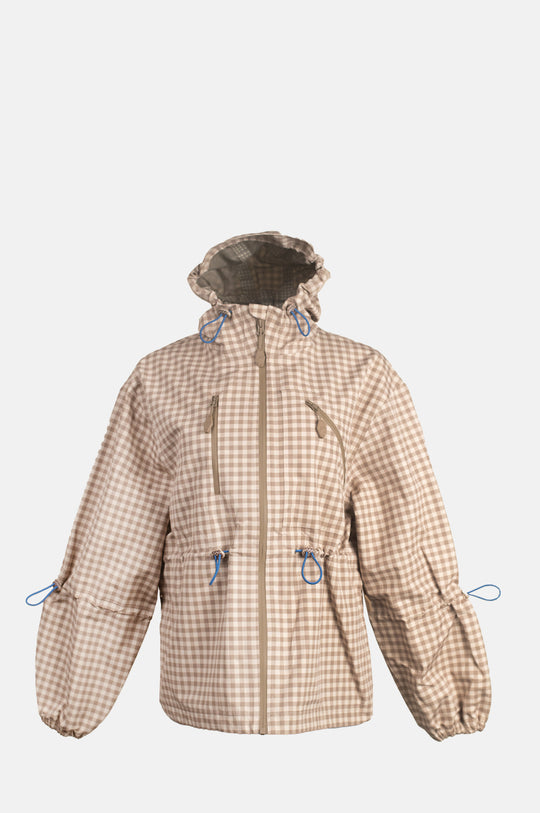 Matilda Raincoat Gingham Brown