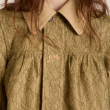 Mini Mercedes Reversible Coat Lace Stone