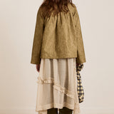 Mini Mercedes Reversible Coat Lace Stone
