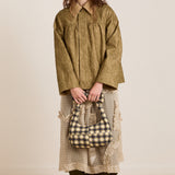 Mini Mercedes Reversible Coat Lace Stone