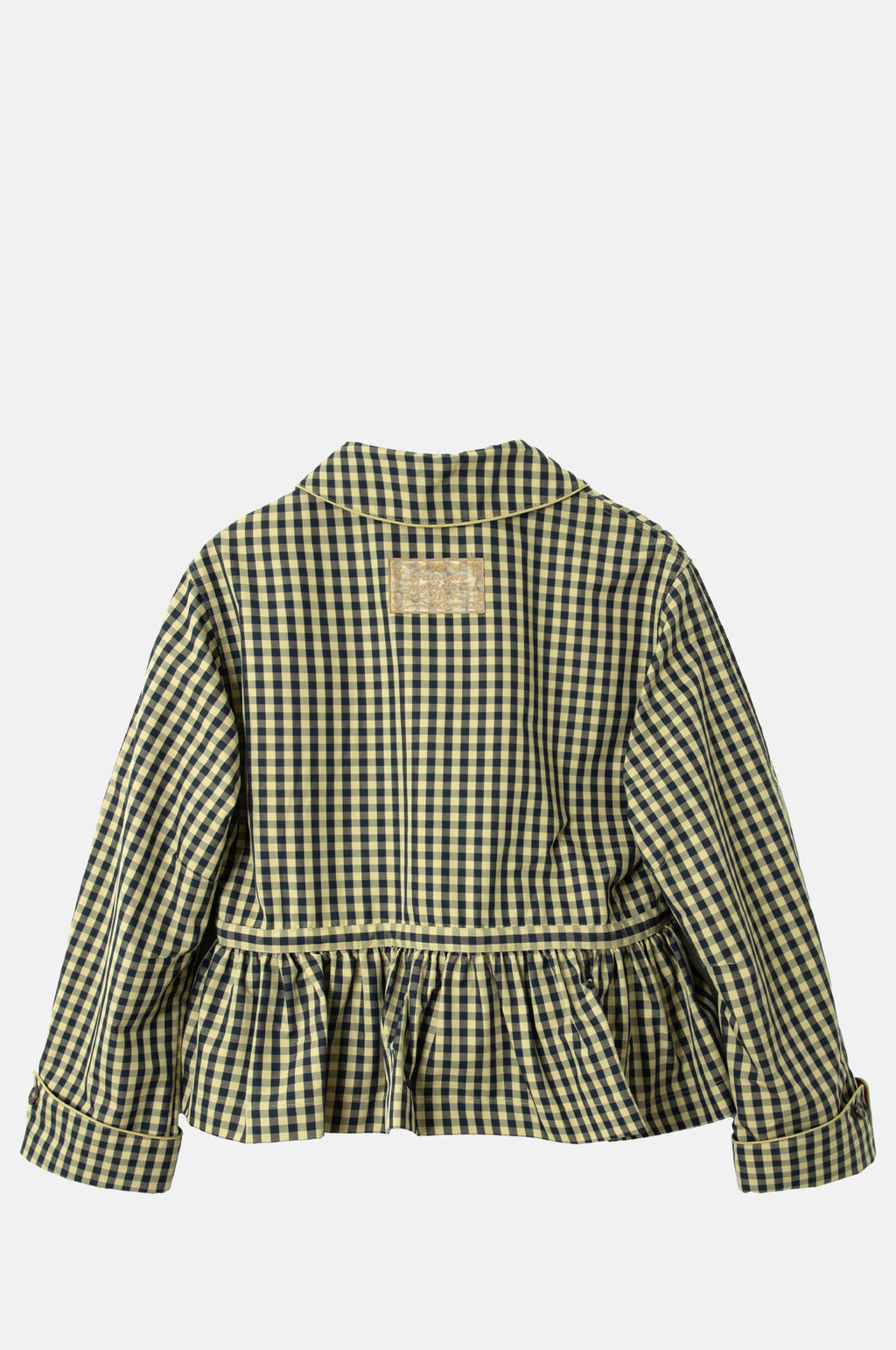 Myrtle Trench Coat Navy Gingham