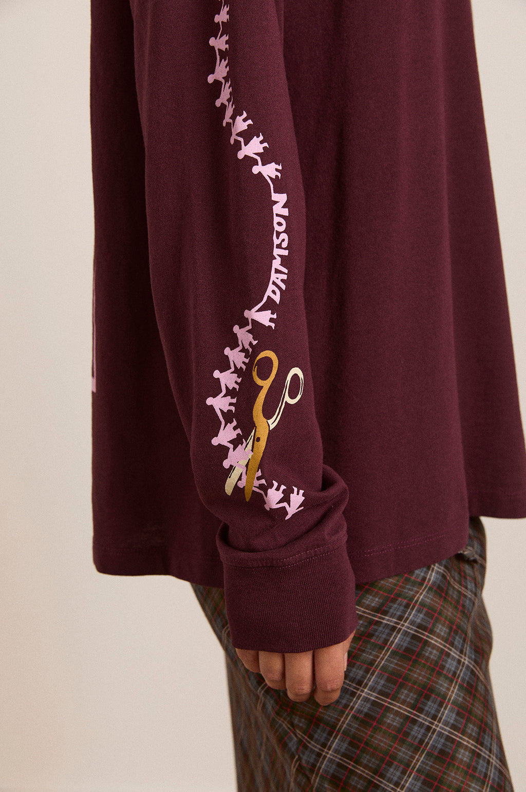 Paper Cut Gals LS Tee Fig