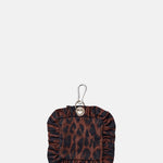 Damson Madder Poo Bag Holder Dark Leopard.