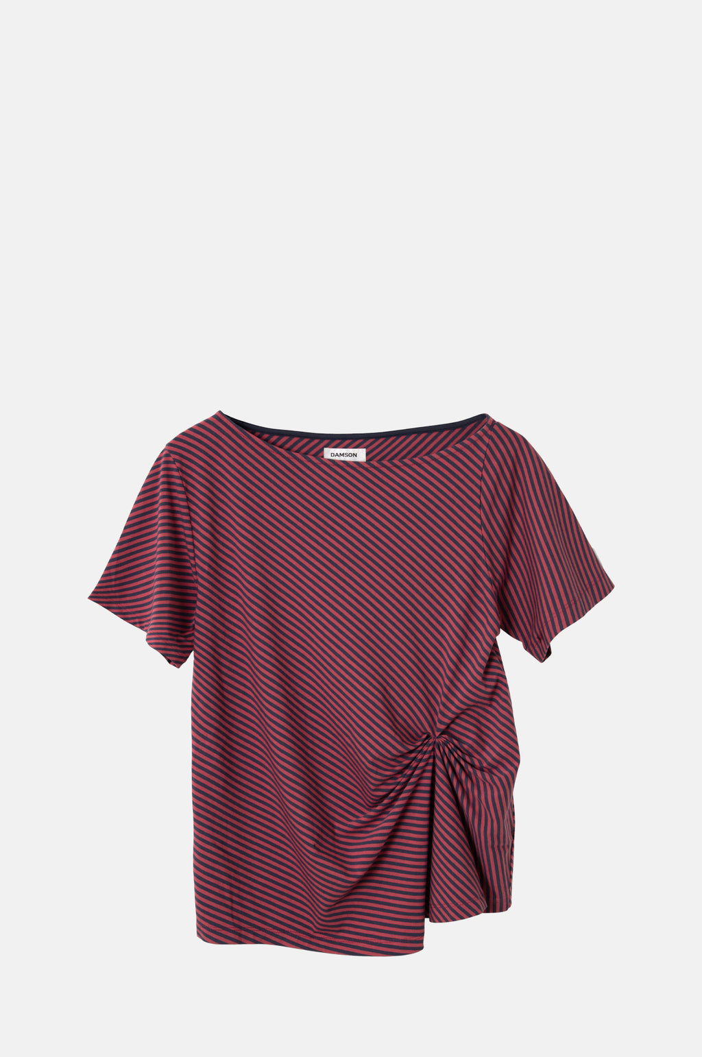 Damson Madder Reece Tee Red Stripe.