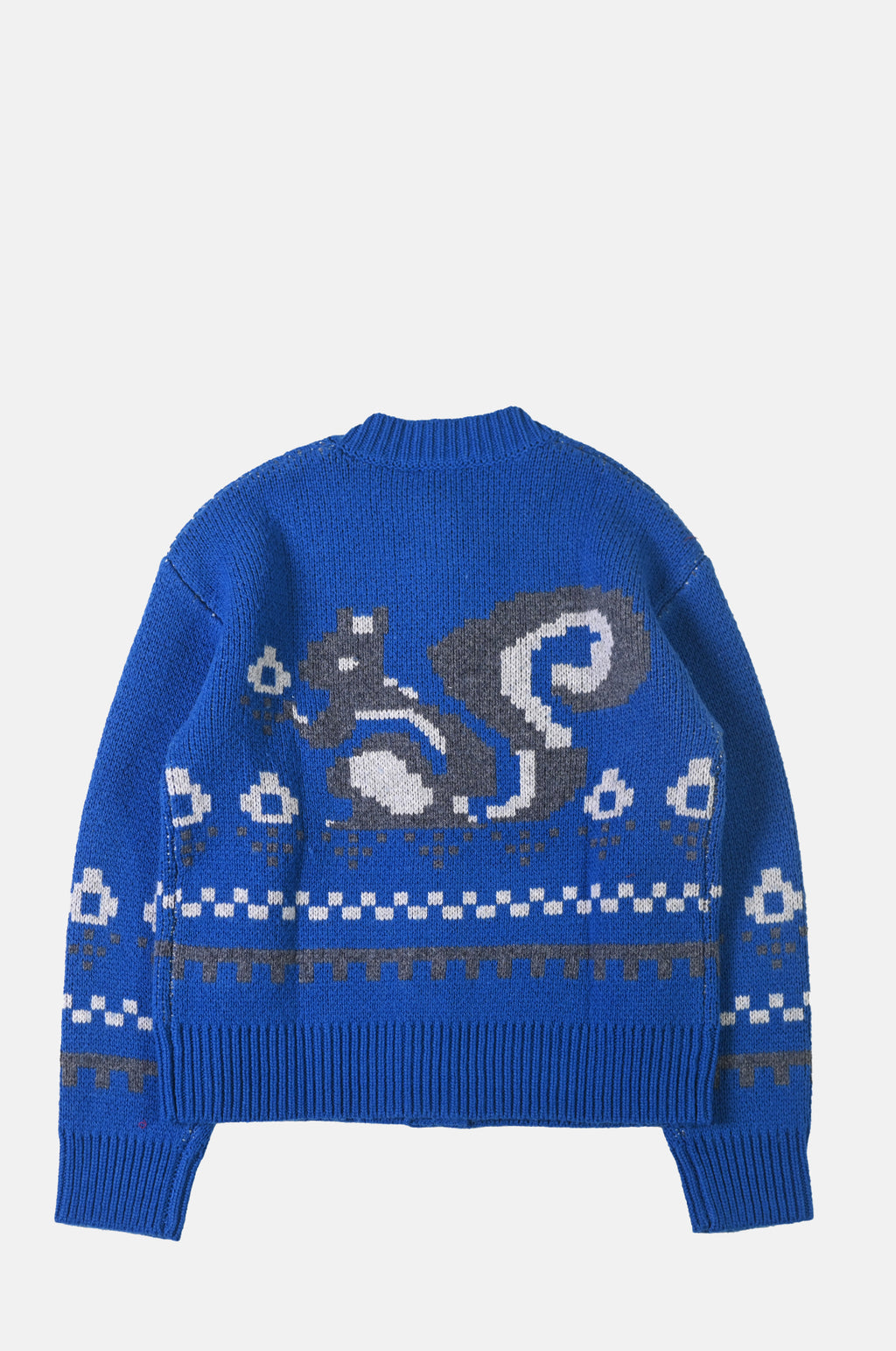 Romily Wool Cardigan Novelty Intarsia Squirrel