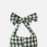 Damson Madder Roo Check Tie Bag Cardamon Check.
