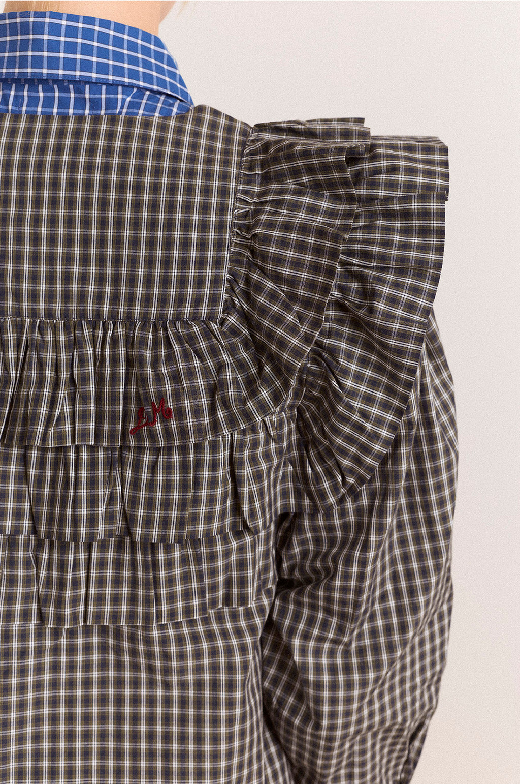 Shay Blouse Mini Check