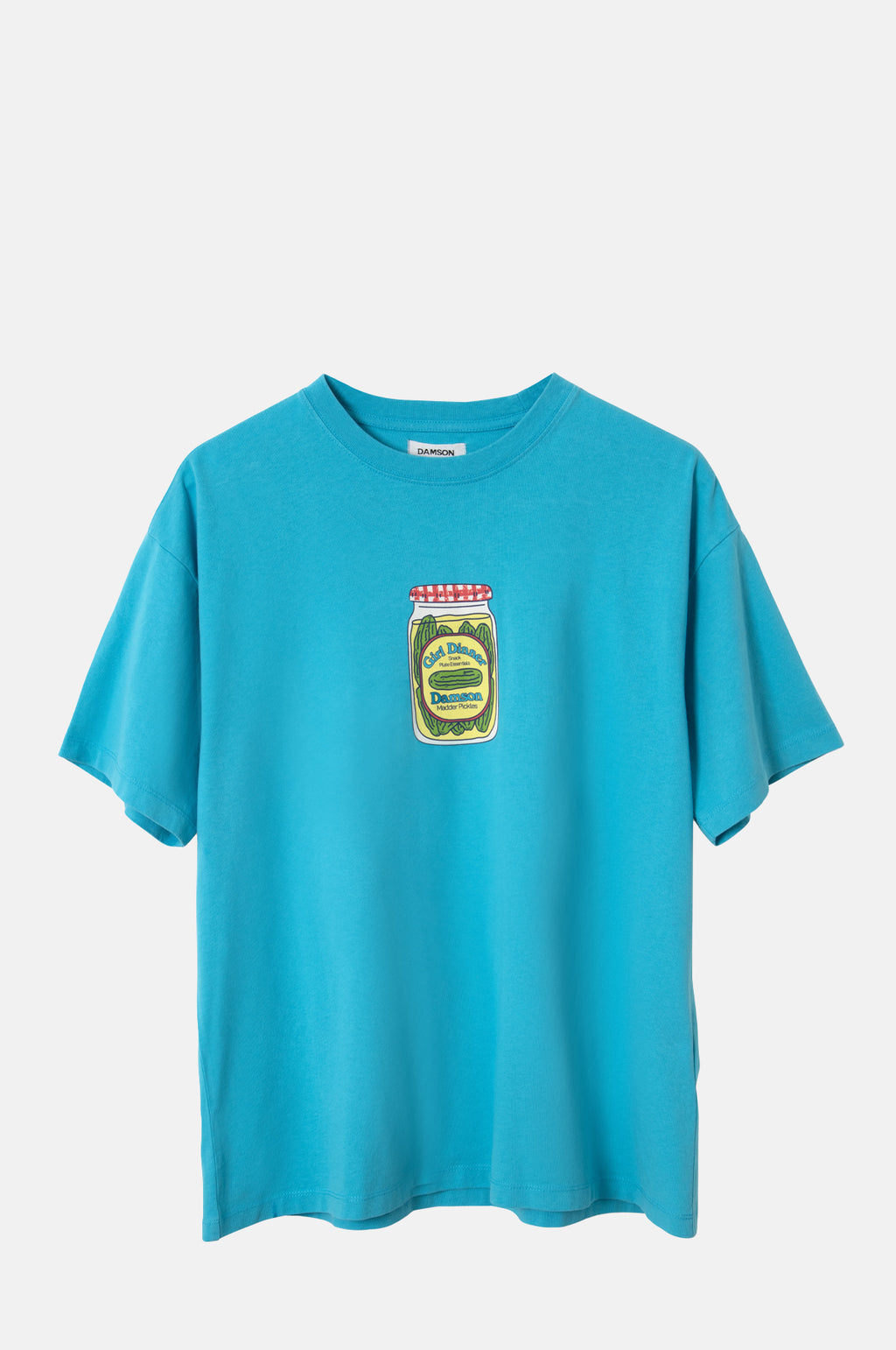 Damson Madder Snack Plate Graphic Tee Blue.