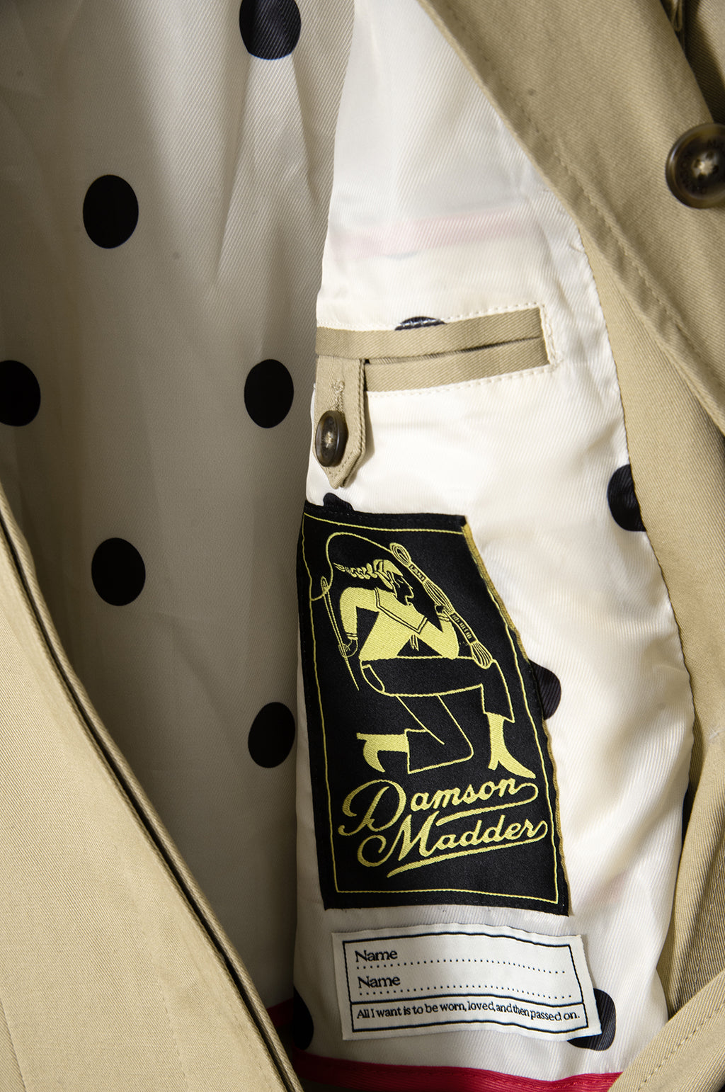 Sofia Pleated Trench Light Stone