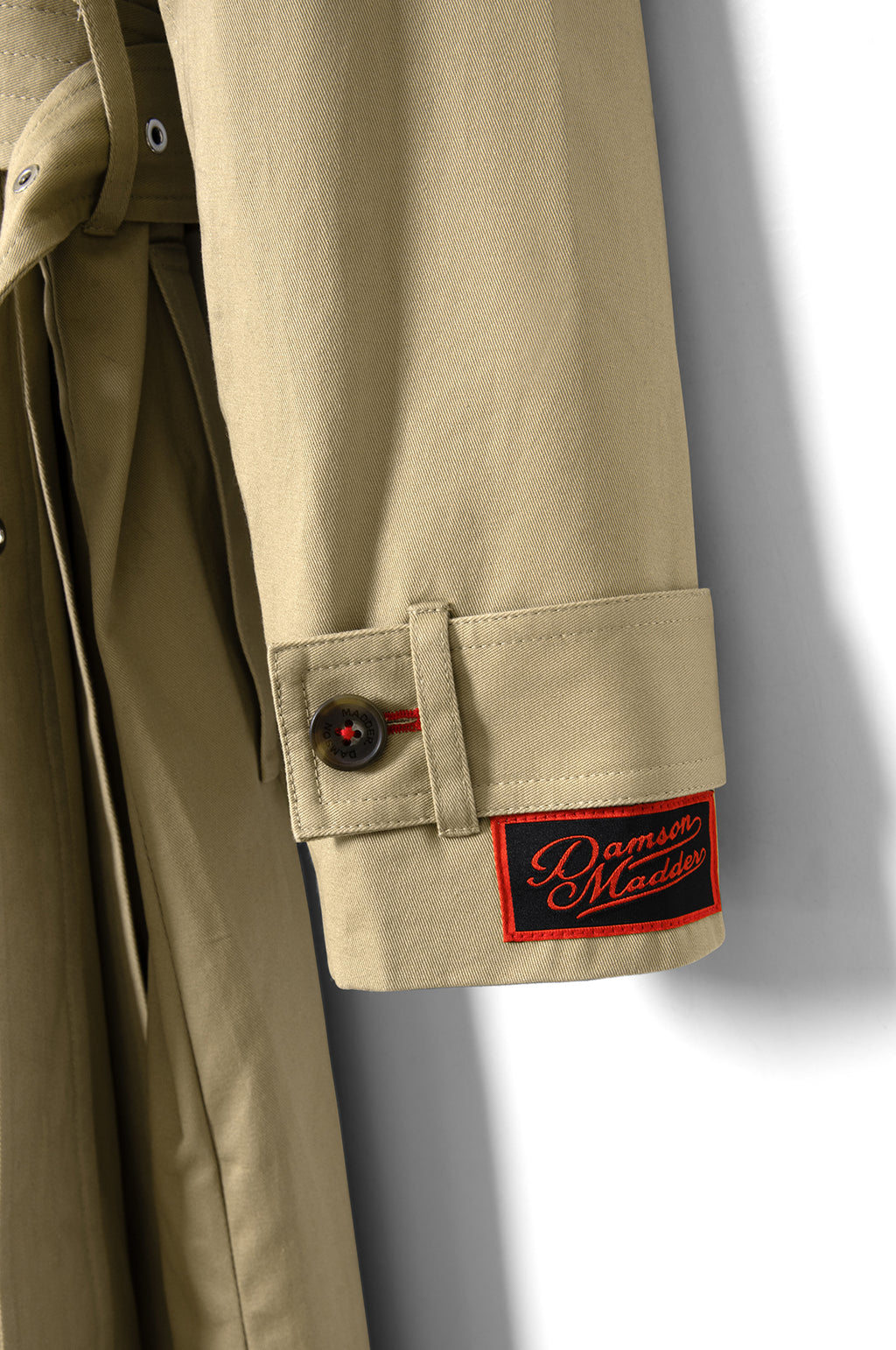 Sofia Pleated Trench Light Stone