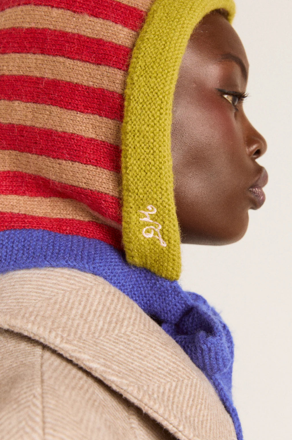 Striped Bonnet Mix Stripe