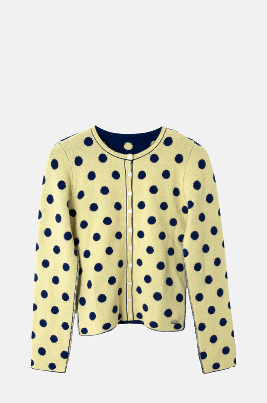 Tabitha Reversible Cardigan Navy/Butter