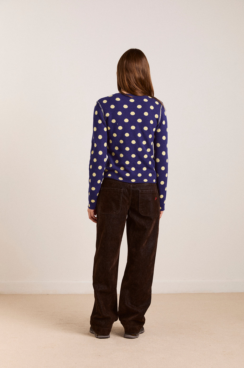 Tabitha Reversible Cardigan Navy/Butter