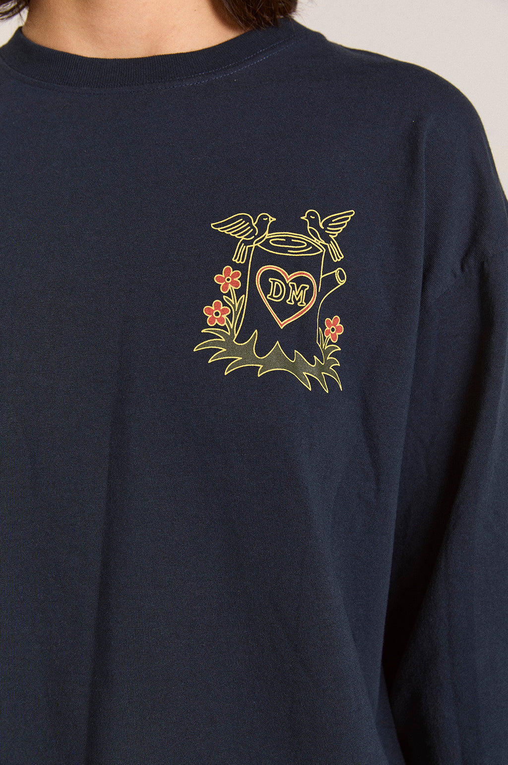 The Rambler Navy LS Tee