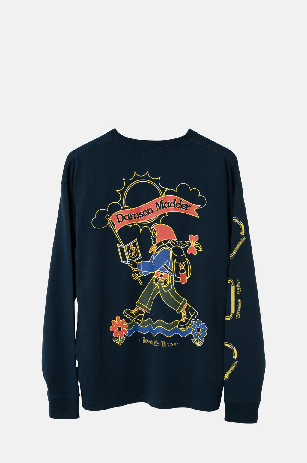 Damson Madder The Rambler Navy LS Tee.