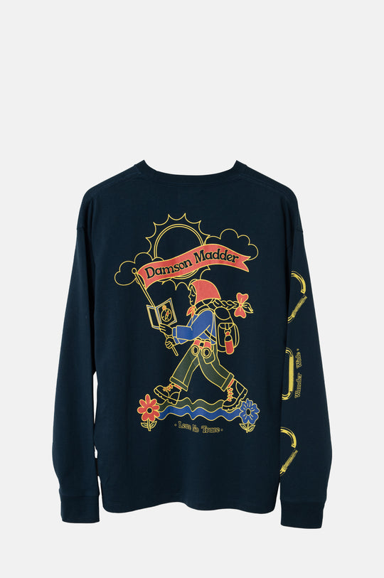 The Rambler Navy LS Tee
