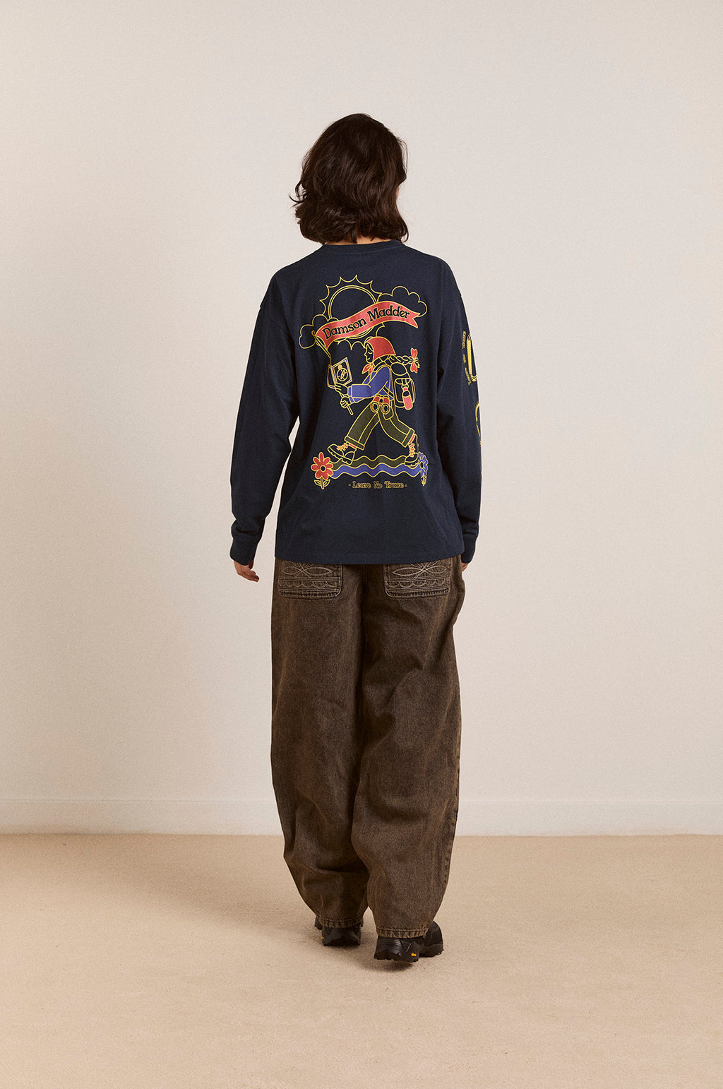 The Rambler Navy LS Tee